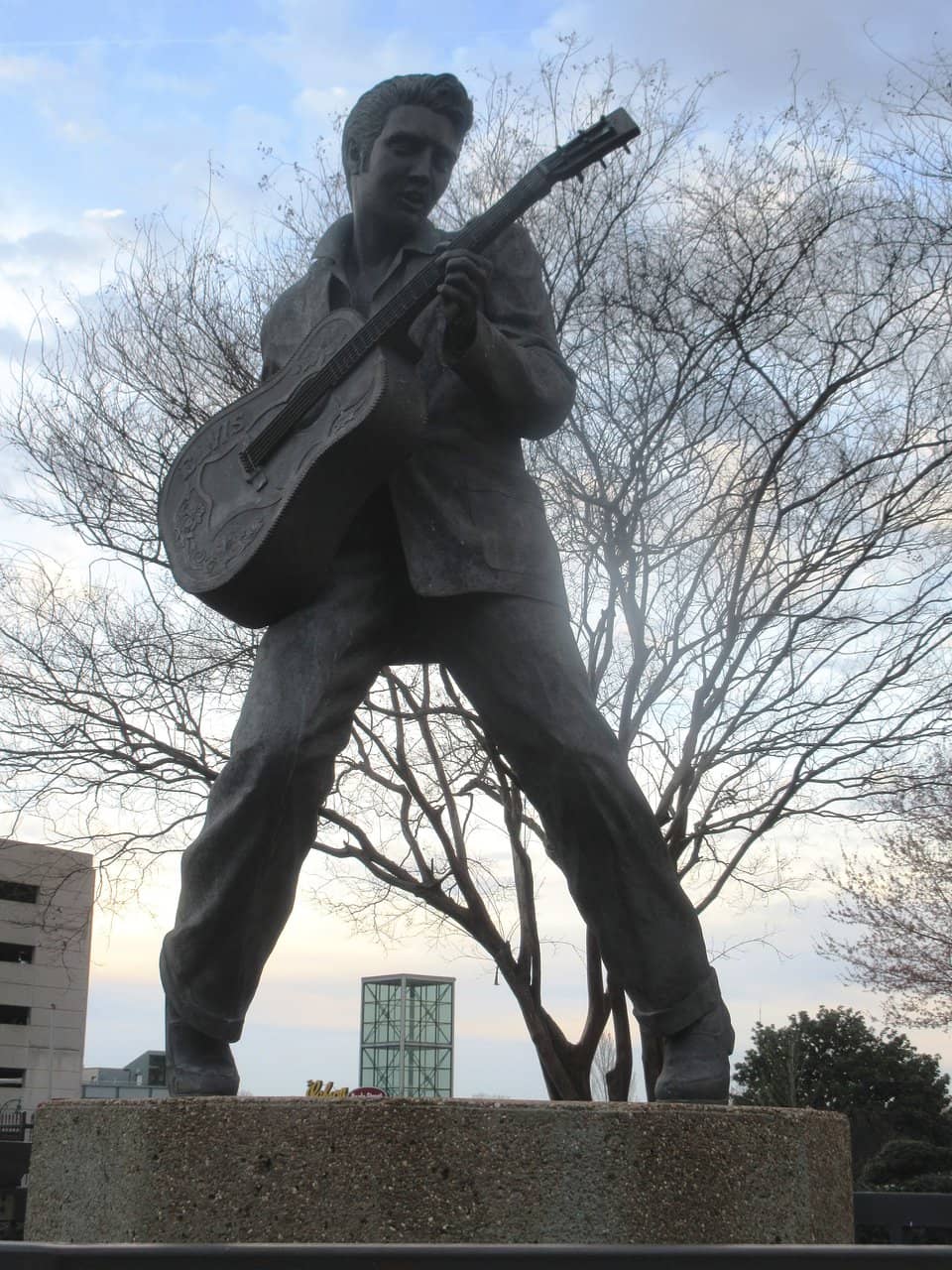 Young Elvis Statue
