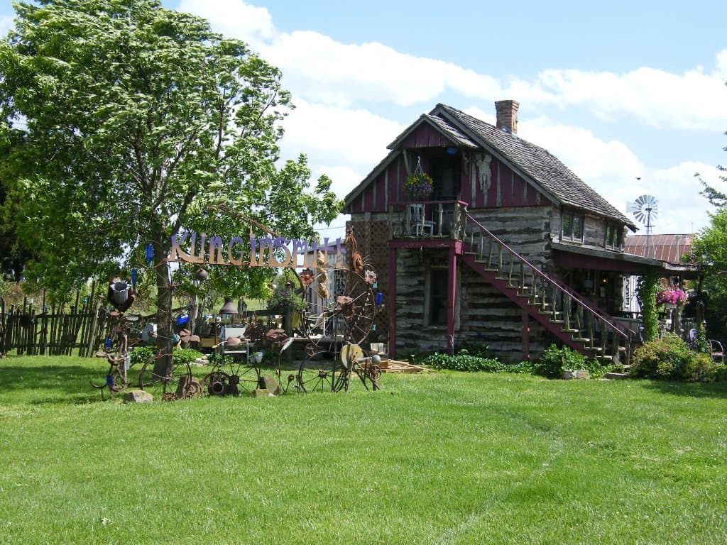 One of the town's houses