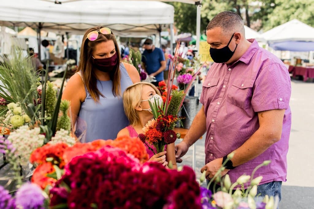 Fresh Flower Shopping, August 2020