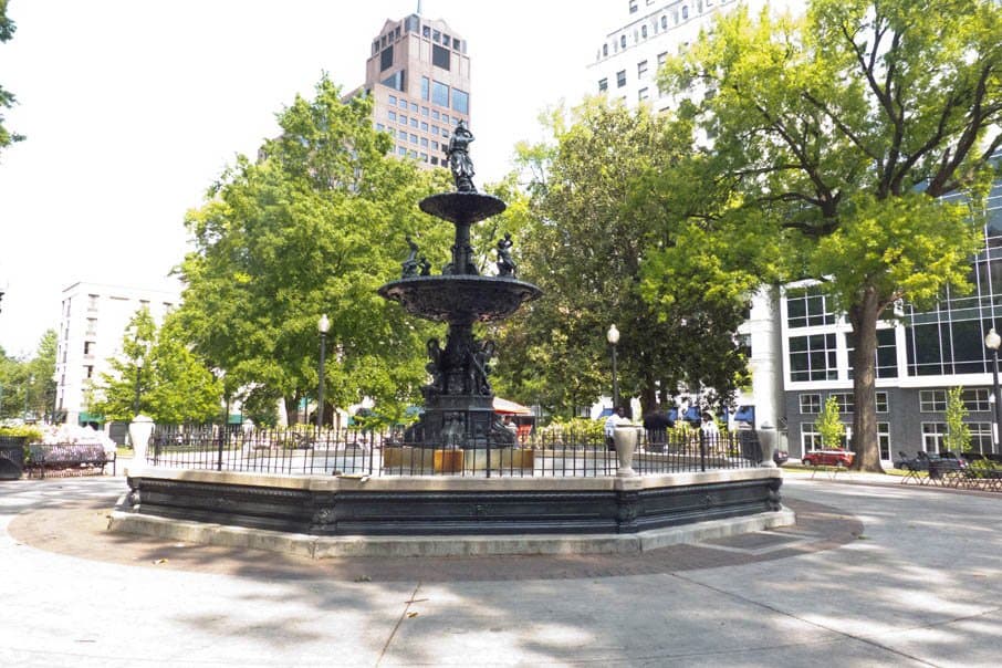 the fountain