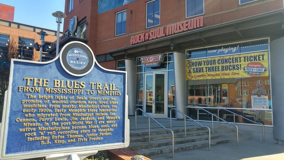 Outside the museum